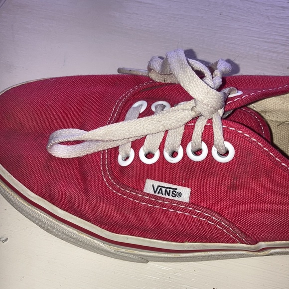 Vans sneakers red with white lace and white outersoles - Picture 5 of 5